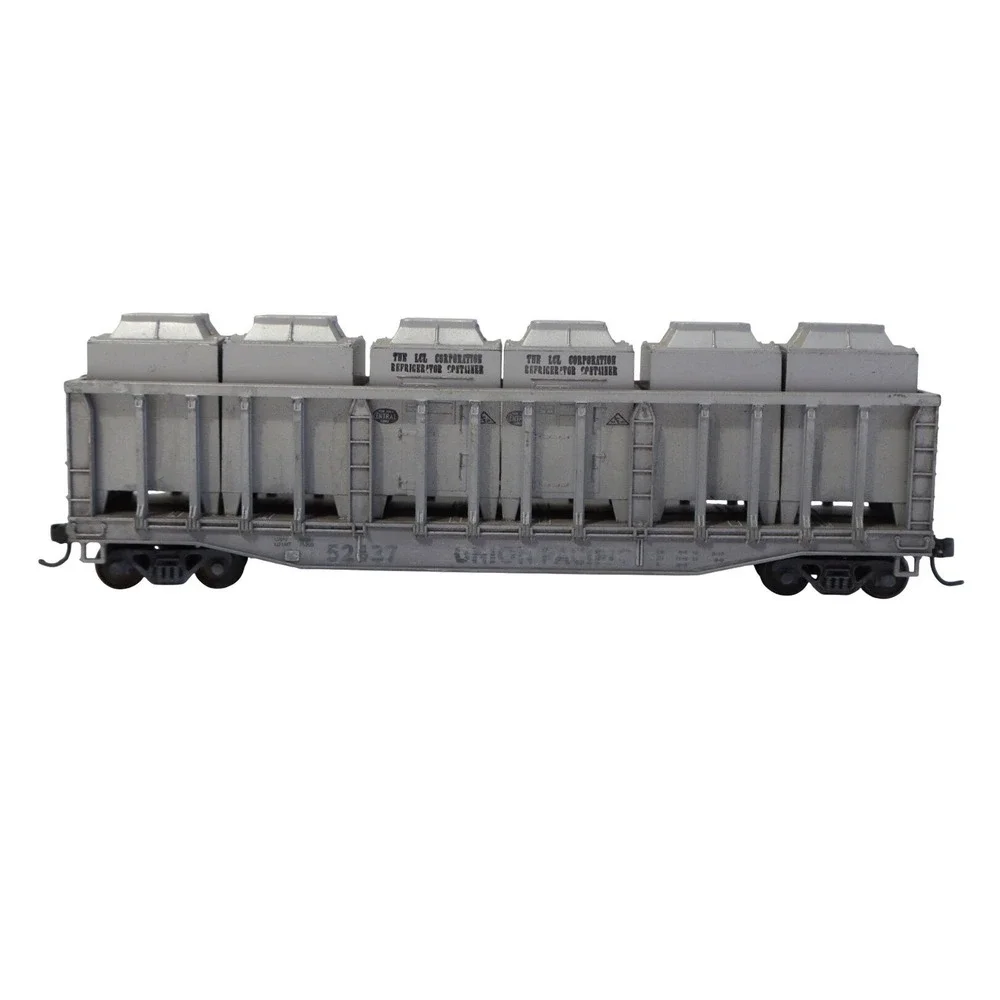 Union Pacific LCL Refrigerator Container Gondola Car 52437 HO Scale Gray